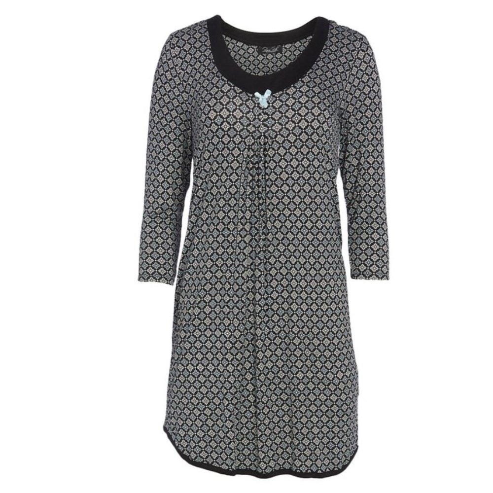 🤩Geometric Sleep Dress   Black & White